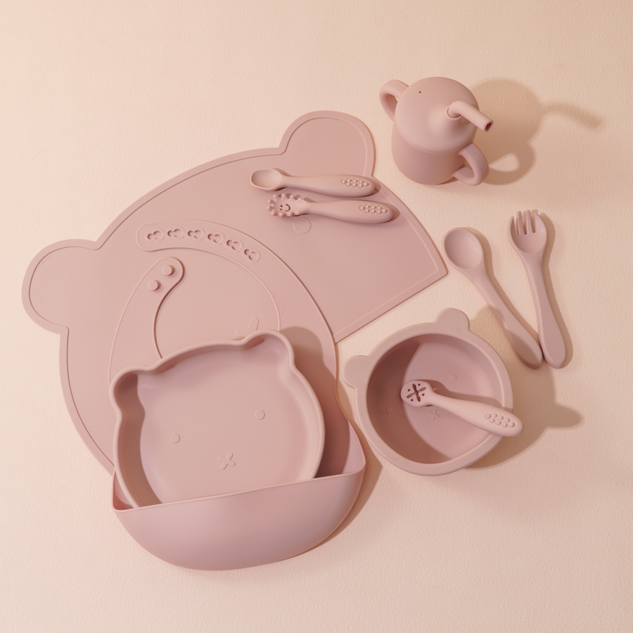 8PCS Silicone Baby Feeding Set - đánh giá và giá Baby Food Jars With Lids