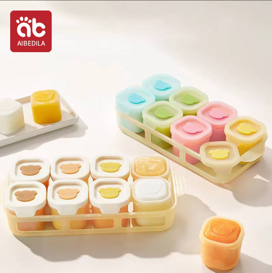 AIBEDILA Baby Silicone Food Fr - đánh giá và giá Baby Food Jars With Lids
